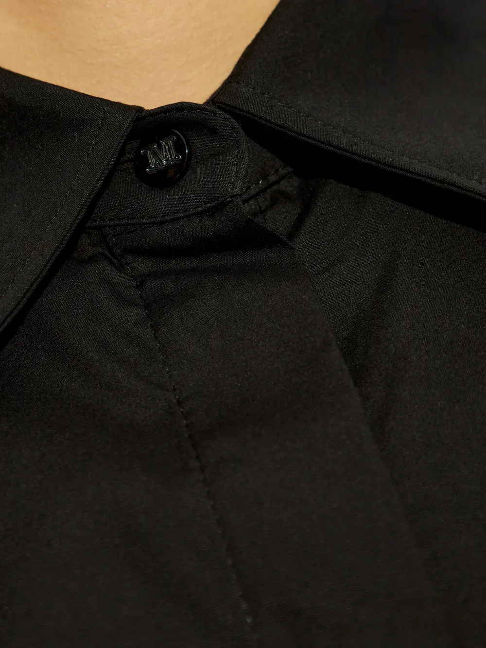 Max Mara Katoenen blouse Zwart