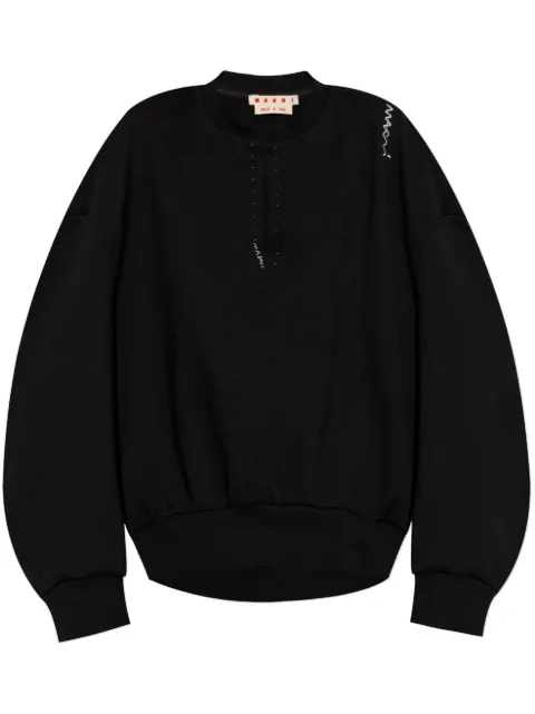 Marni sudadera con logo bordado