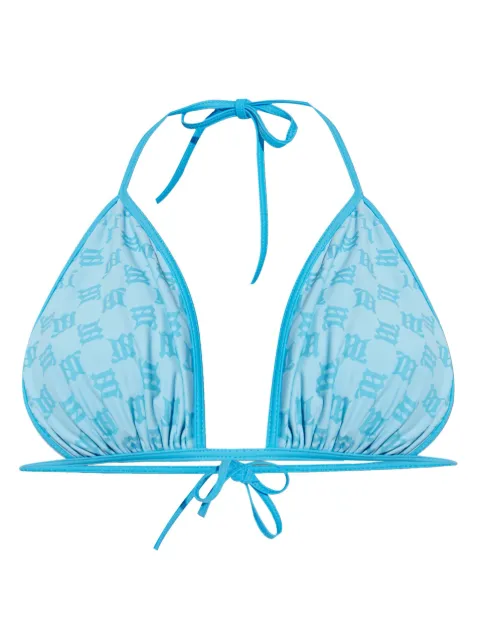 MISBHV top de bikini con monograma