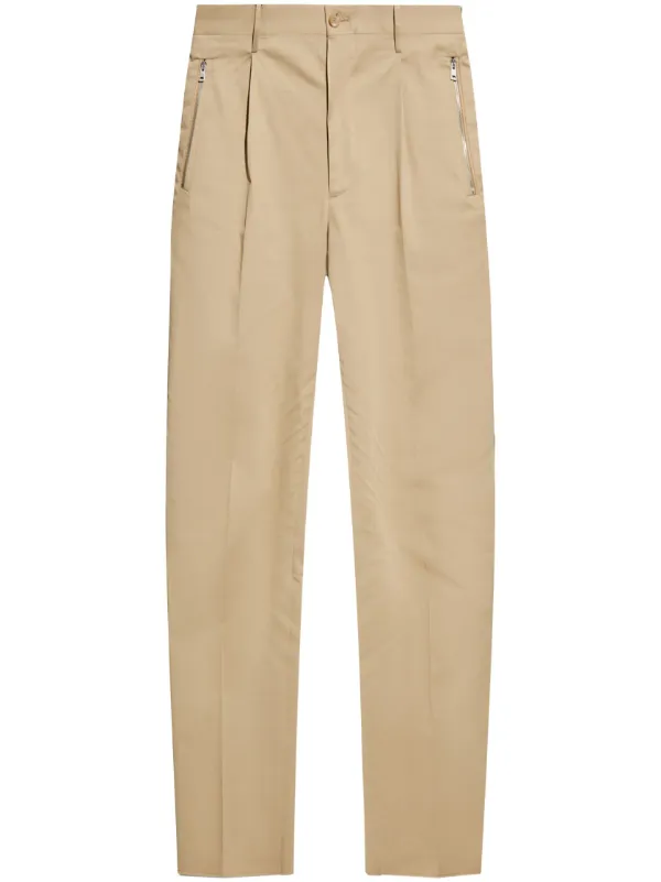 Etro Cotton Trousers in Neutrals