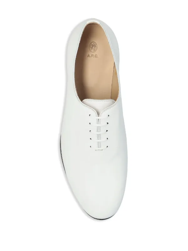 A.P.C. レディース革靴 CLINIC made in USA サイズ37 A.P.C. Leather Oxfords | White | FARFETCH