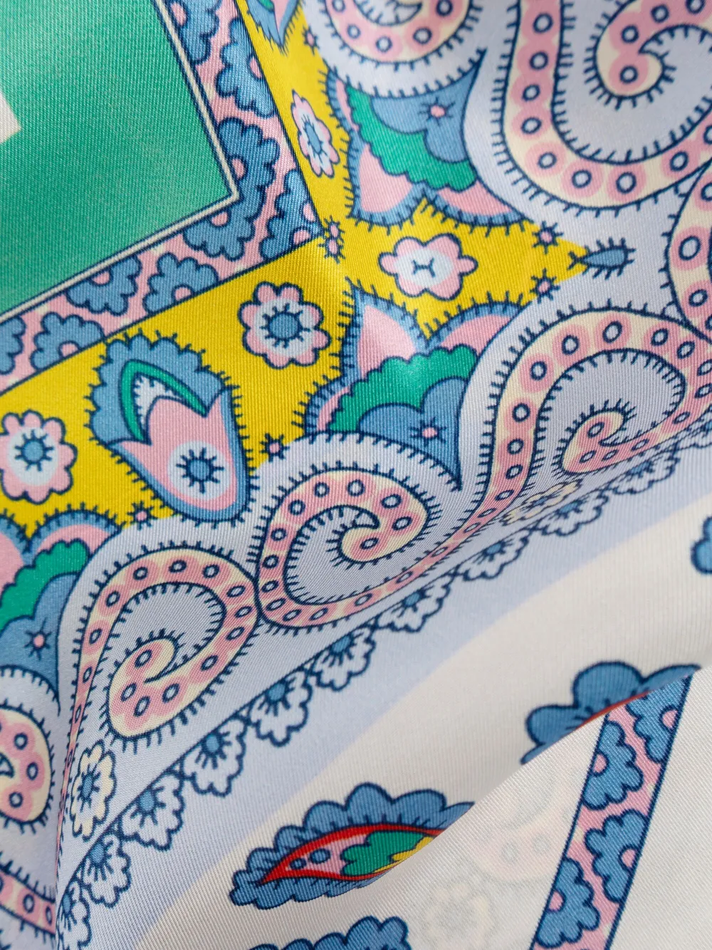 ETRO Sjaal met grafische print Beige