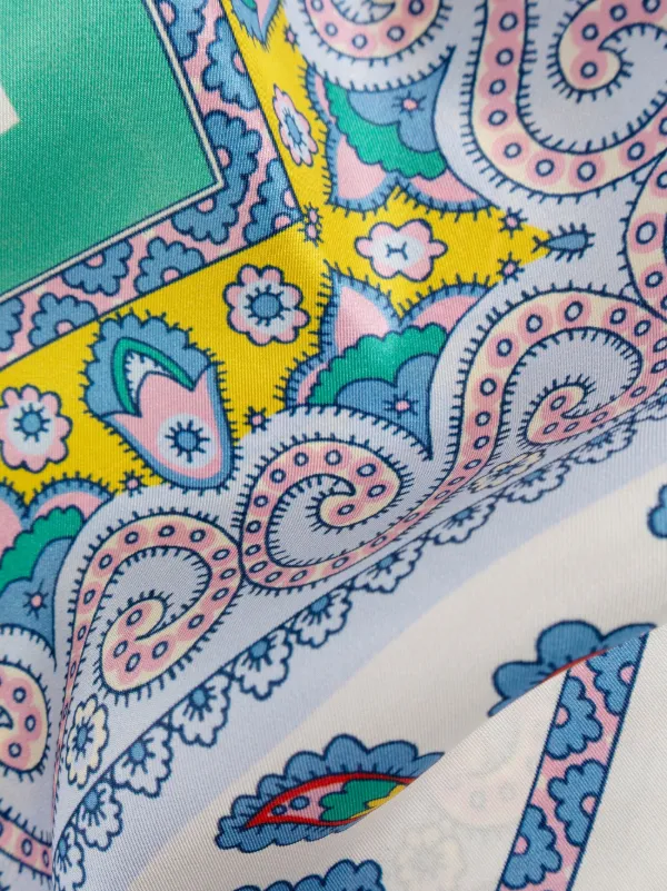 ETRO グラフィック スカーフ | ニュートラル | FARFETCH JP