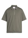 sacai half-zip polo shirt - Green