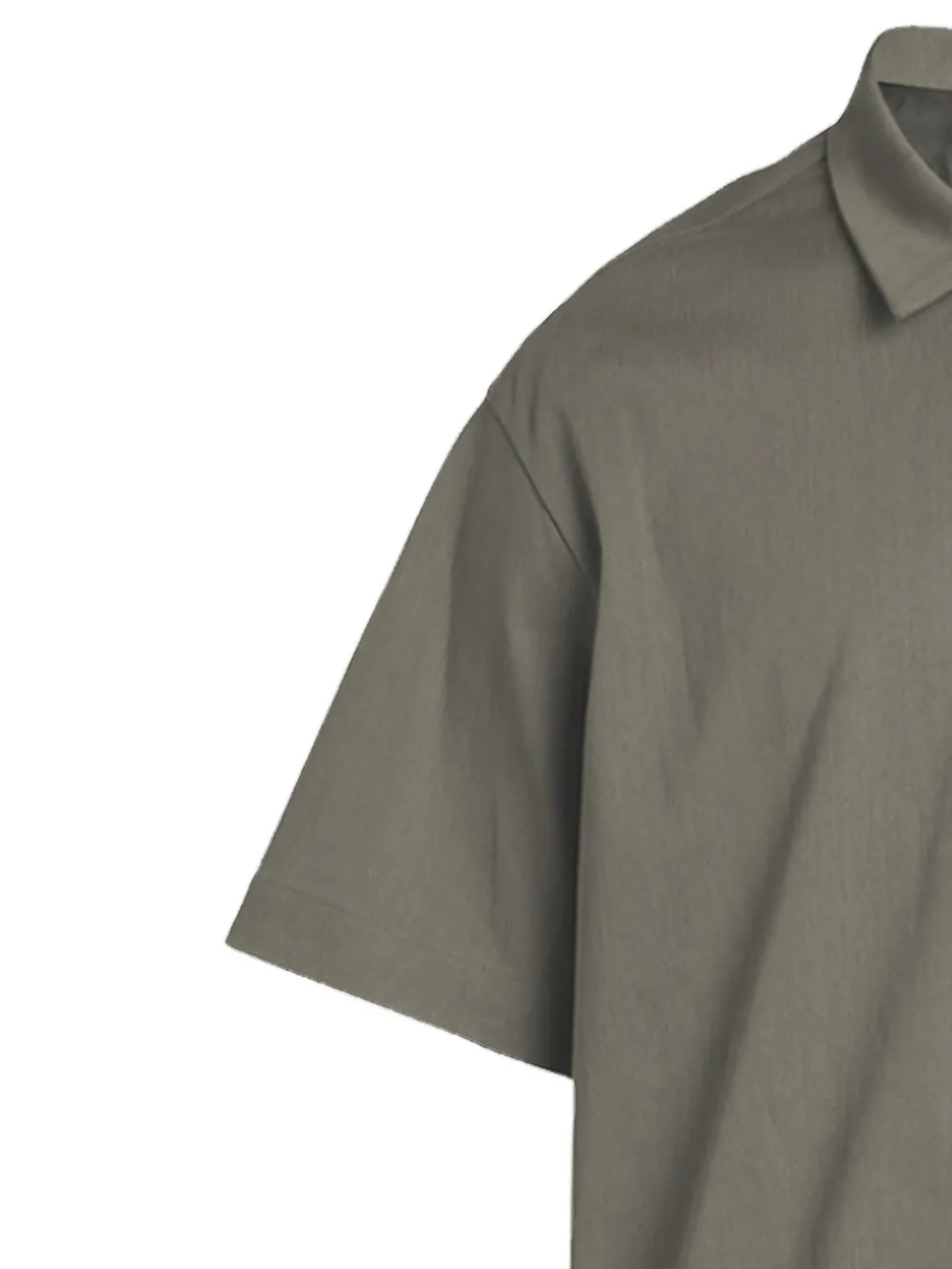 Sacai Poloshirt met halve rits - Groen