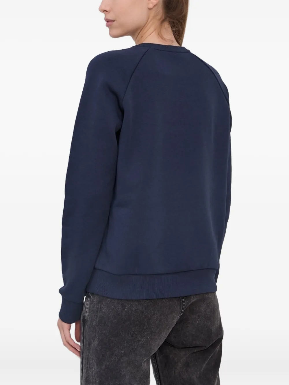Peak Performance Sweater met geborduurd logo Blauw