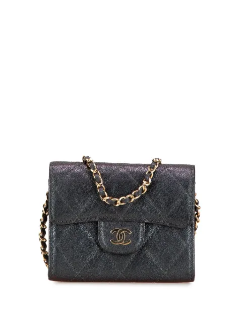 CHANEL Pre-Owned bolsa crossbody Small Iridescent Caviar Single Flap 2000-2023