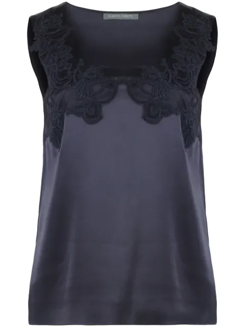 Alberta Ferretti satin blouse