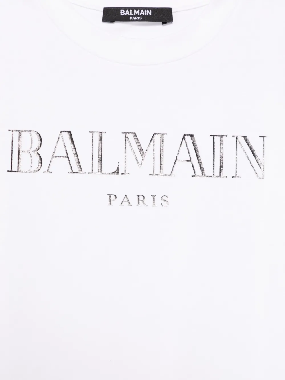 Balmain Kids T-shirt met logoprint Wit