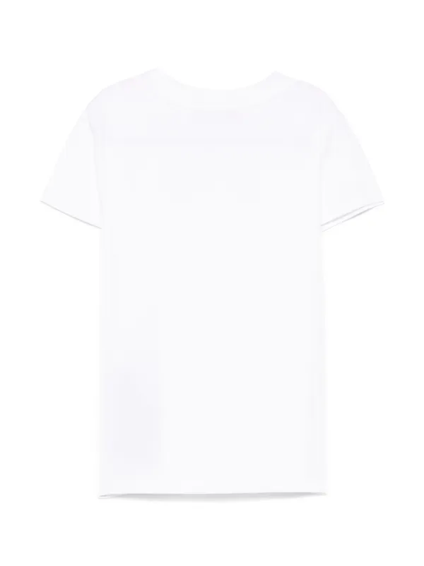 floral-print T-shirt