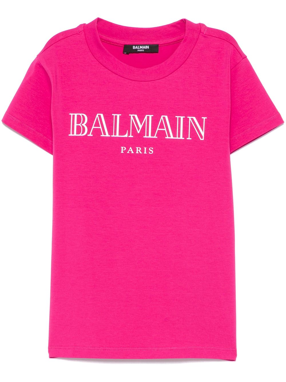 Balmain Kids logo-print T-shirt - Pink