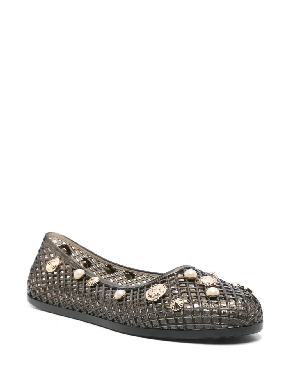 Ancient Greek Sandals Iro ballerina's - Zwart