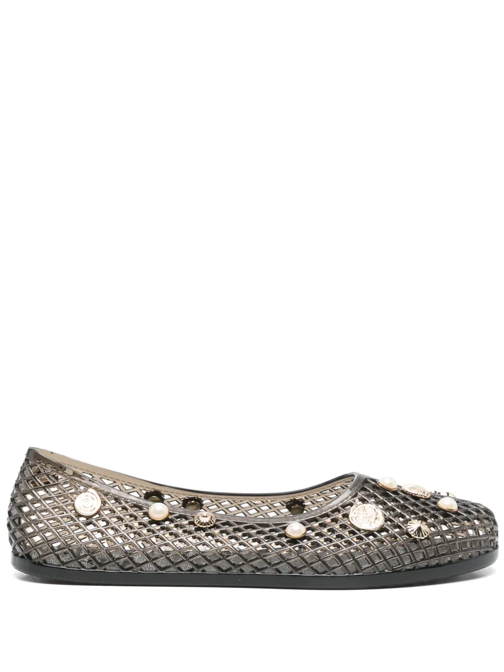 Ancient Greek Sandals Iro ballerina's Zwart