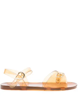 SERGIO MORETTI FIRENZE バックル レザーサンダル | ニュートラル