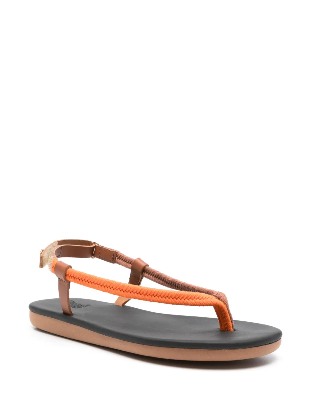 Ancient Greek Sandals leather sandals Orange