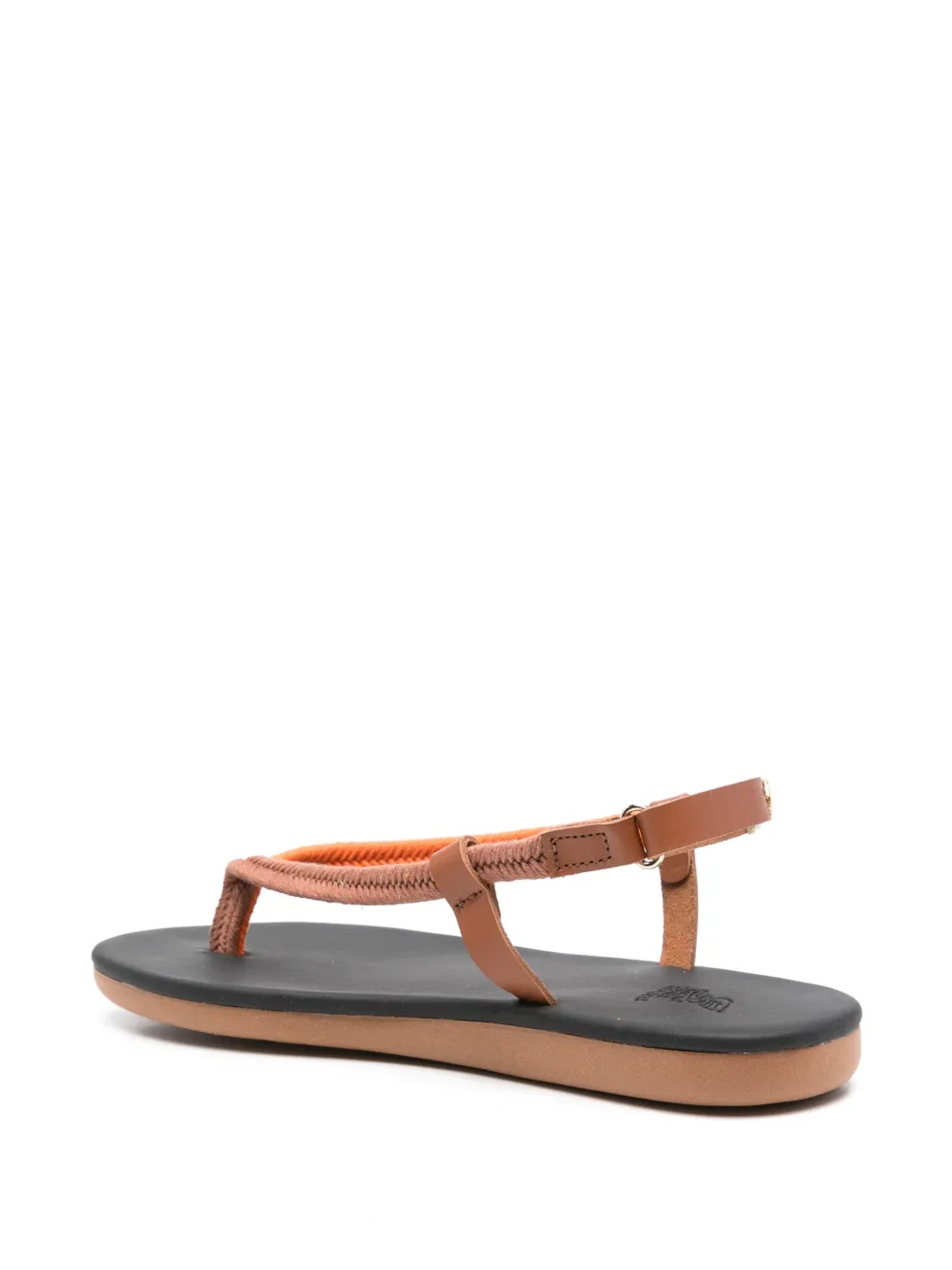 Ancient Greek Sandals leather sandals Orange