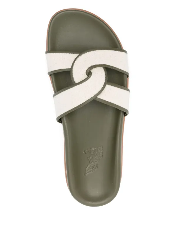 Ancient Greek Sandals Desmos Footbed Slides | Neutrals