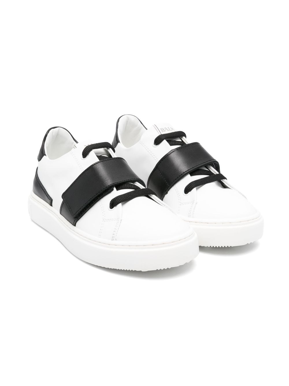 Balmain Kids Leren sneakers Wit