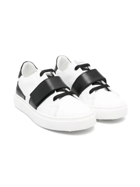 Balmain Kids leather sneakers