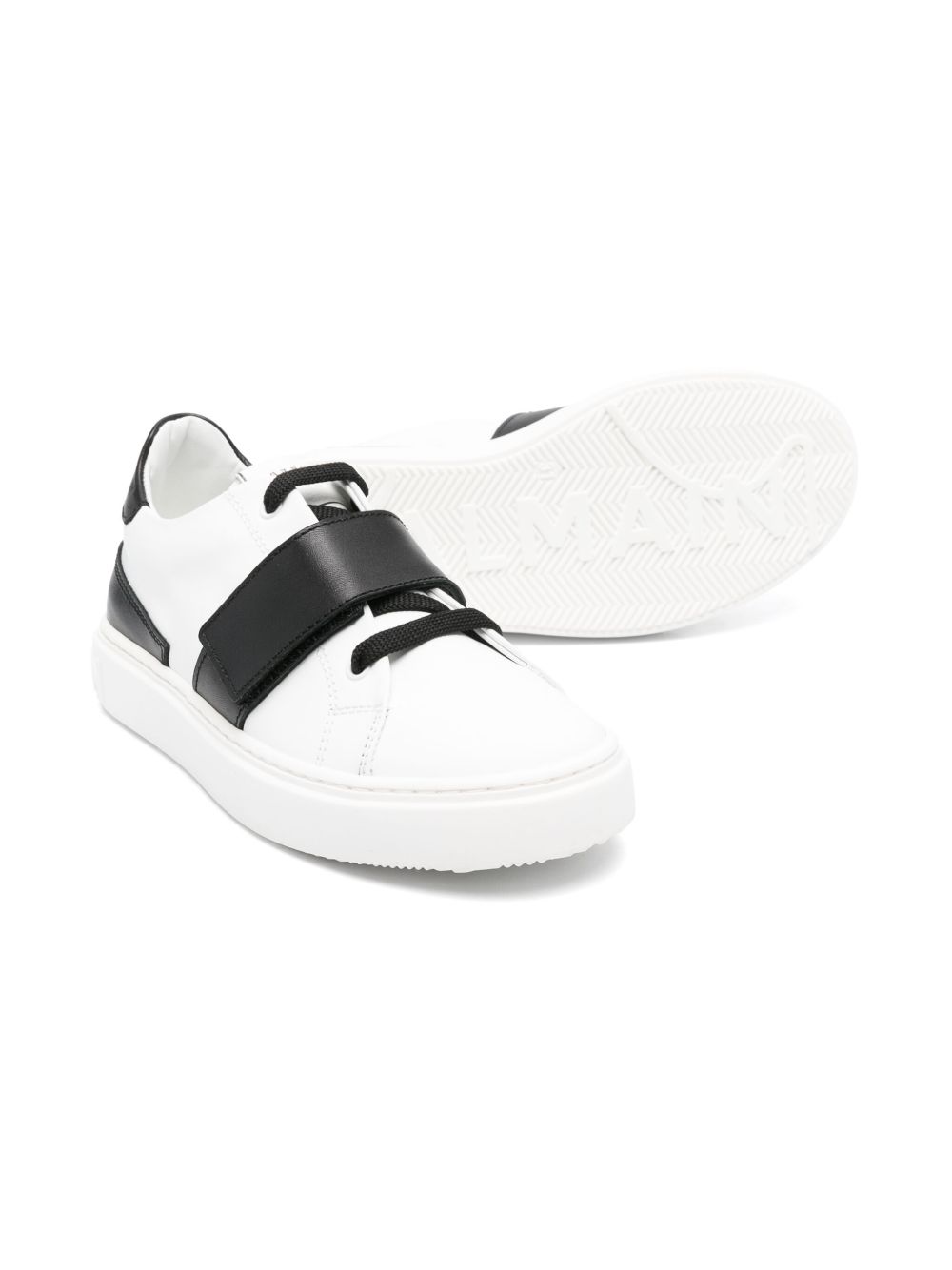 Balmain Kids Leren sneakers - Wit