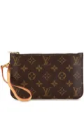 Louis Vuitton Pre-Owned 2014 Monogram Neverfull Pochette pouch - Brown