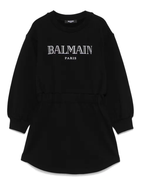 Balmain Kids logo-print dress