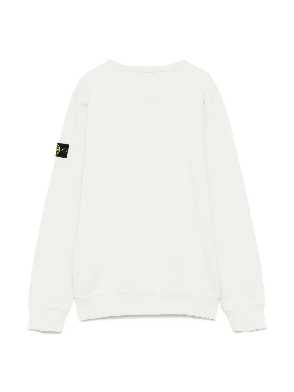 Stone Island Junior Sweater met Compass-logopatch - Beige