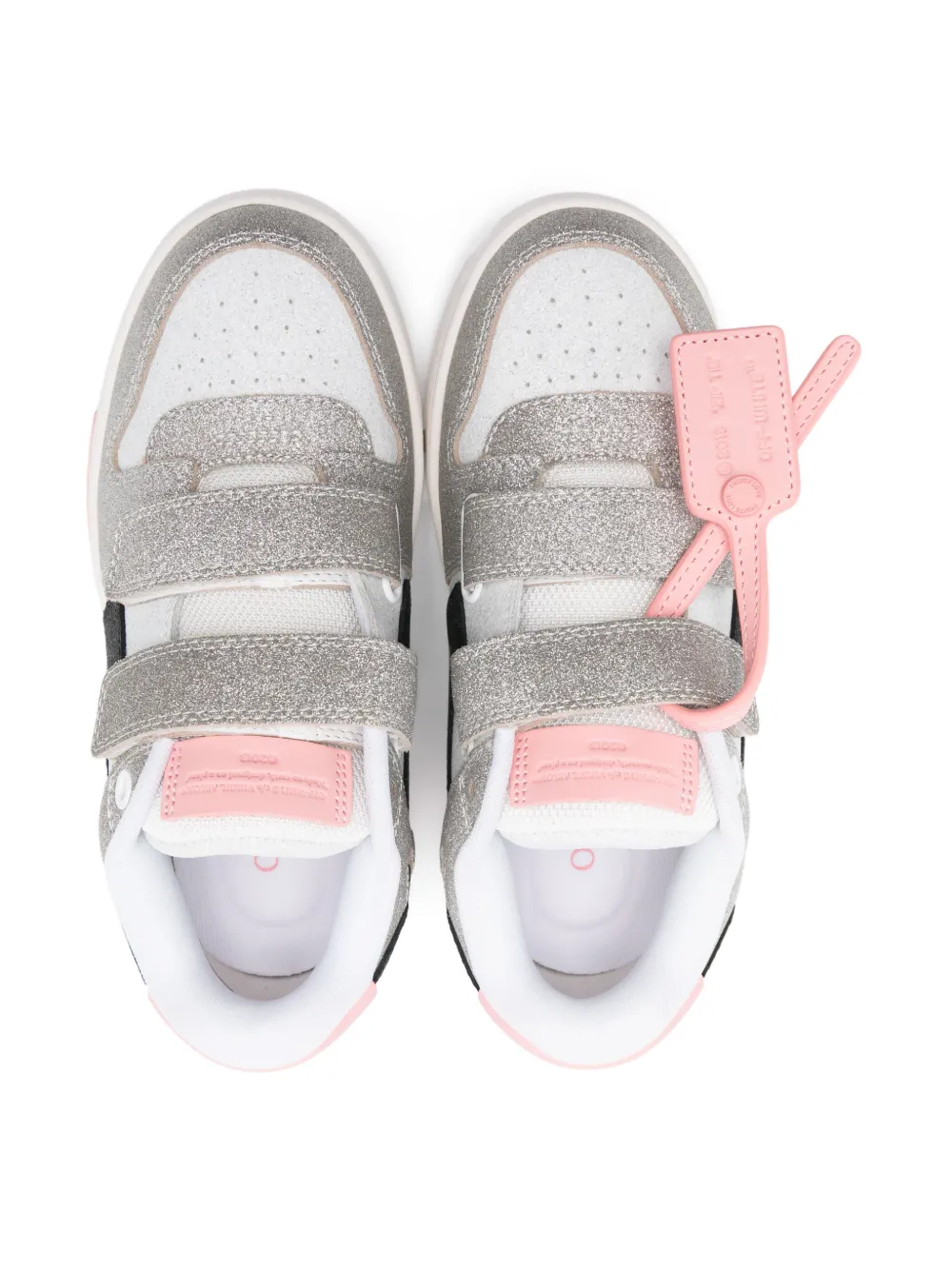 Off-White Kids Out Of Office Straps sneakers Silver