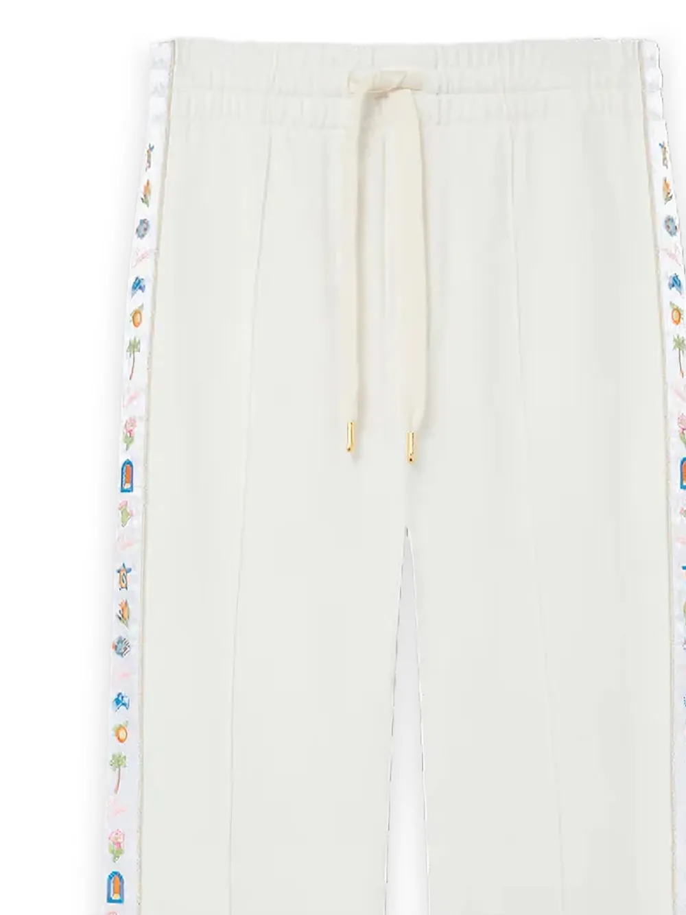 Casablanca Joggingbroek met zijstreep - Wit