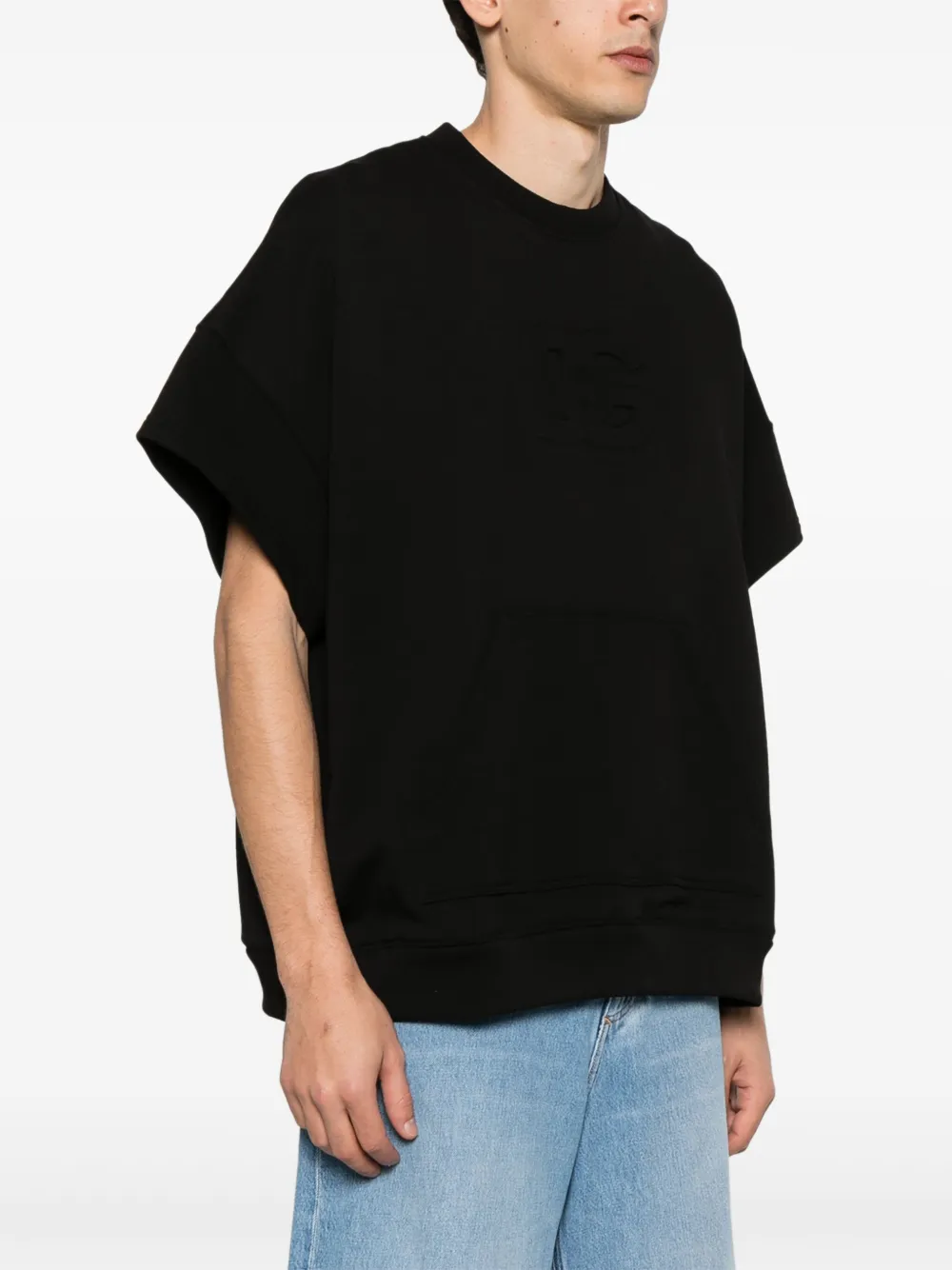 Dolce & Gabbana Sweater met logo-reliëf Zwart