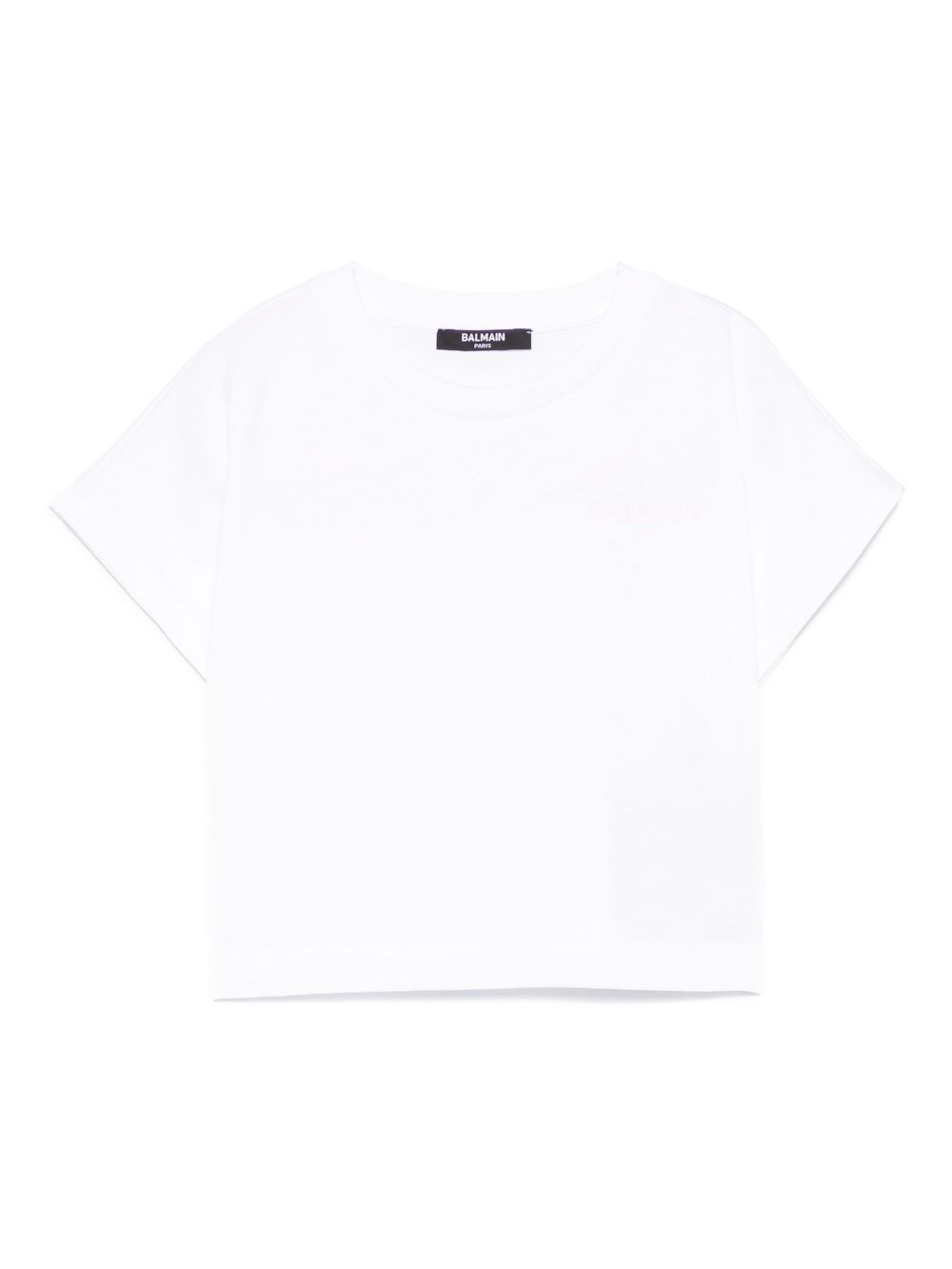 Balmain Kids logo-print T-shirt - White