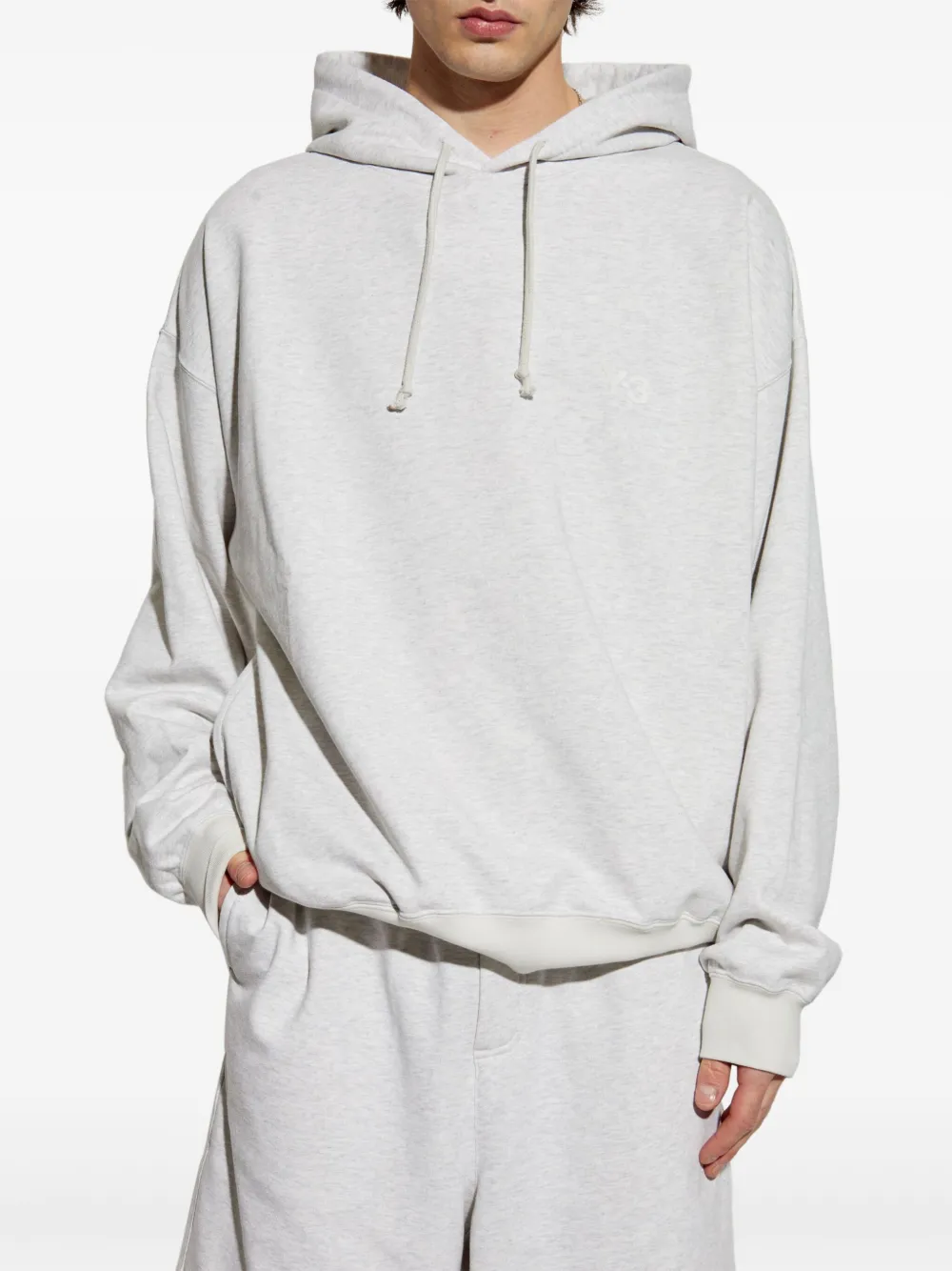 Y-3 Hoodie met lange mouwen Grijs