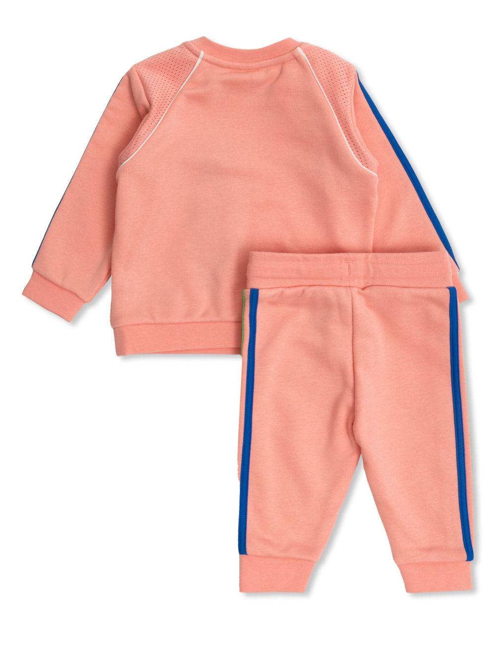 adidas Kids logo-embroidered tracksuit set - Pink