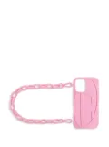 Diesel Oval D Iphone 16 case - Pink