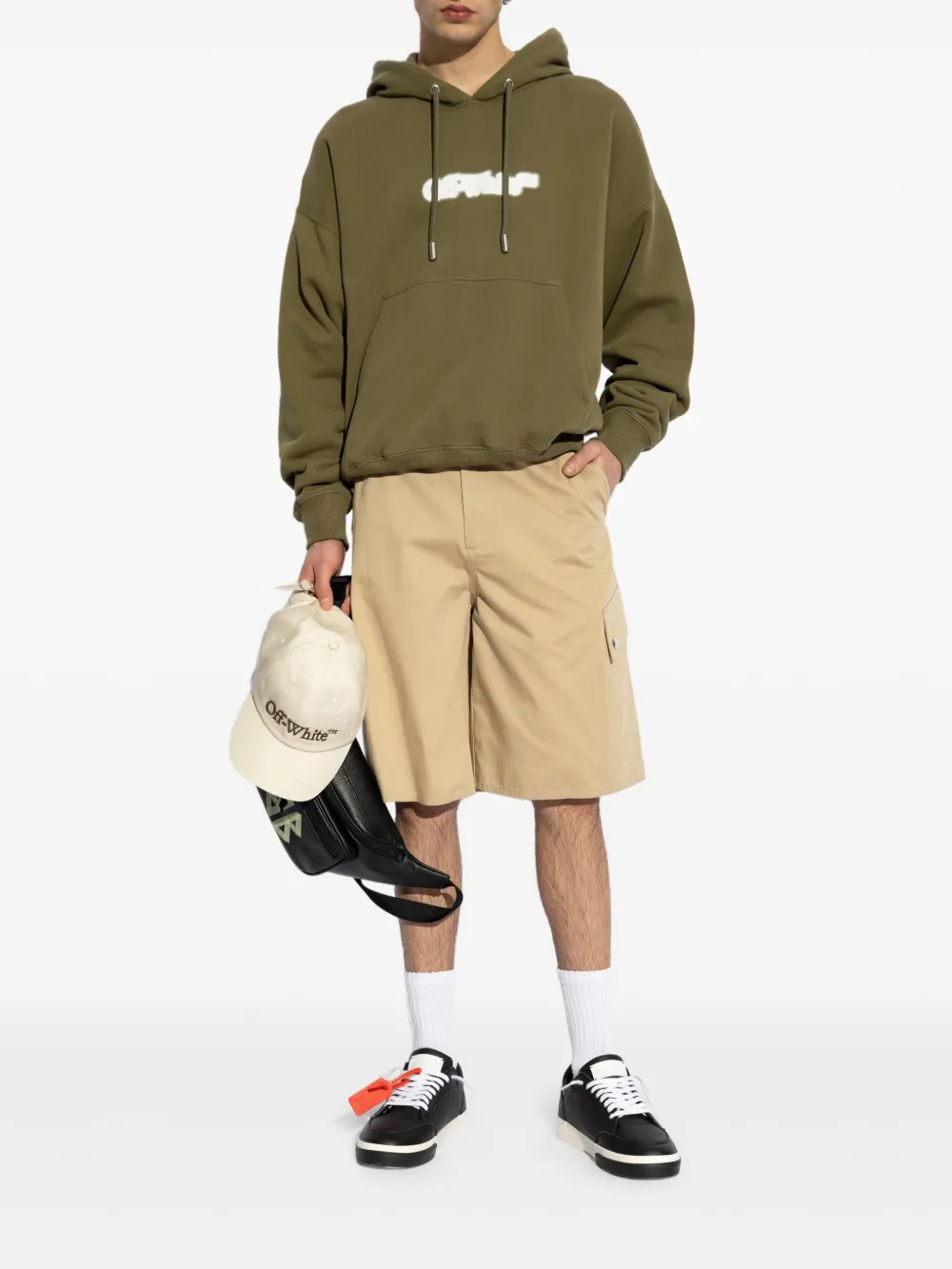 Off-White Arrow sweater - Groen