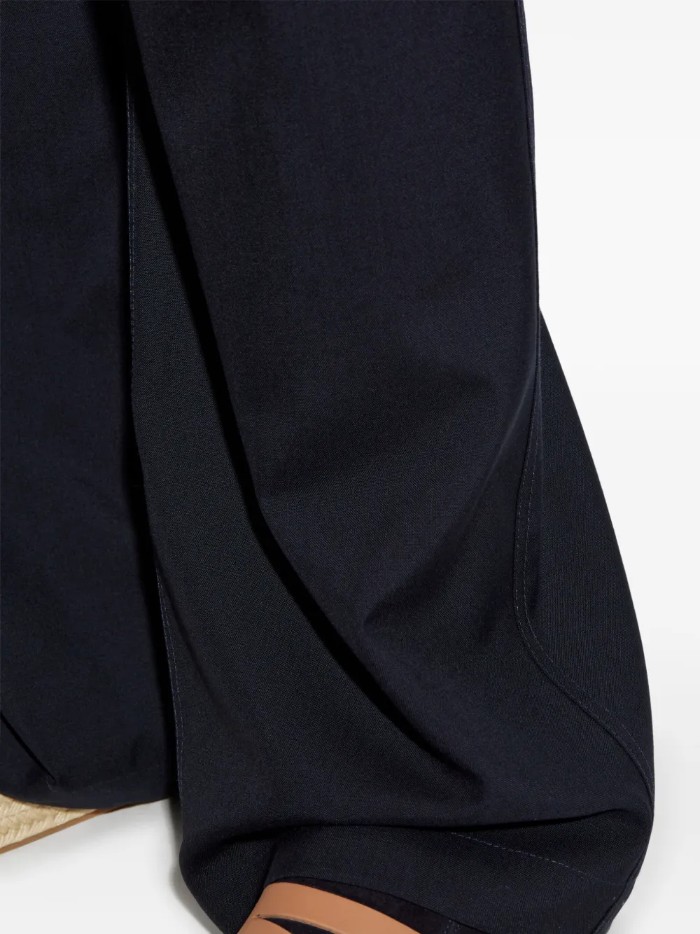 Marni Broek van scheerwol Blauw