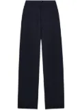 Marni virgin-wool straight-leg trousers - Blue