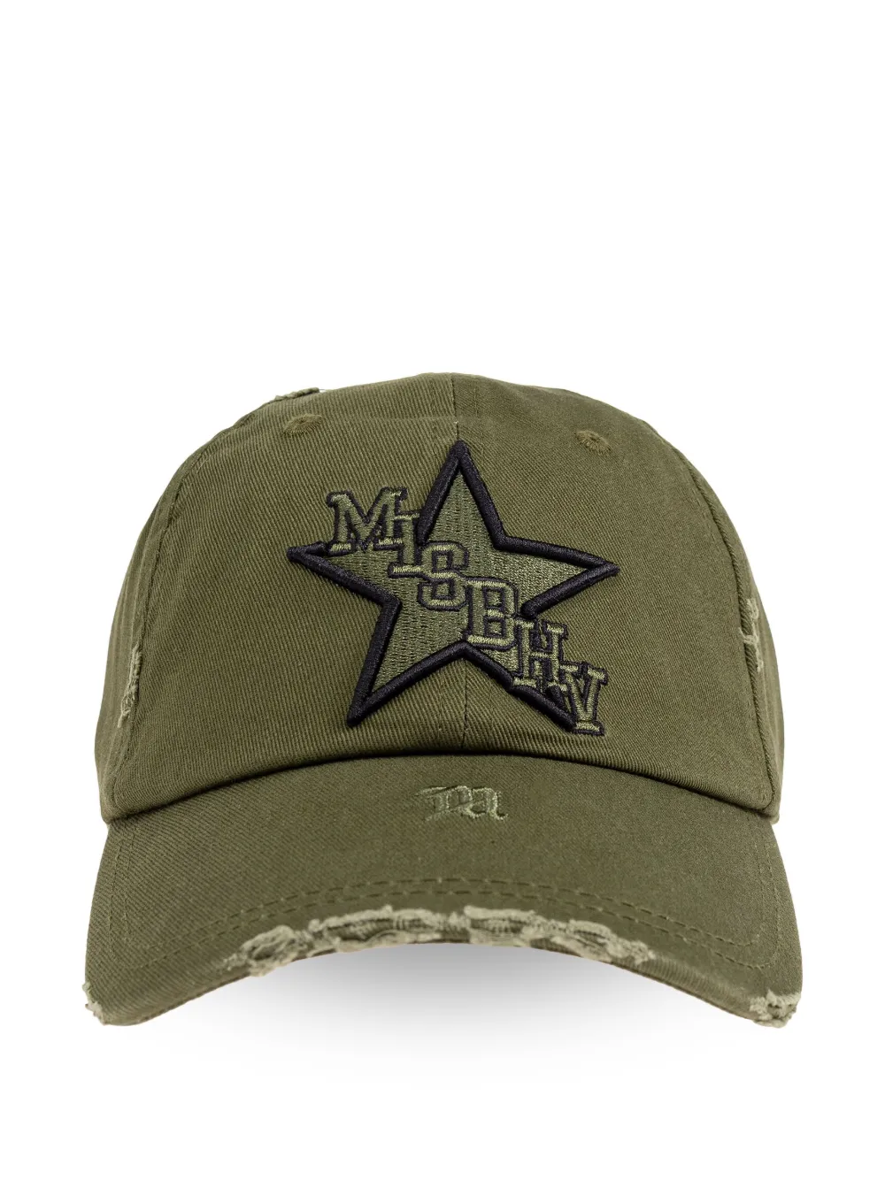 logo-embroidered cap