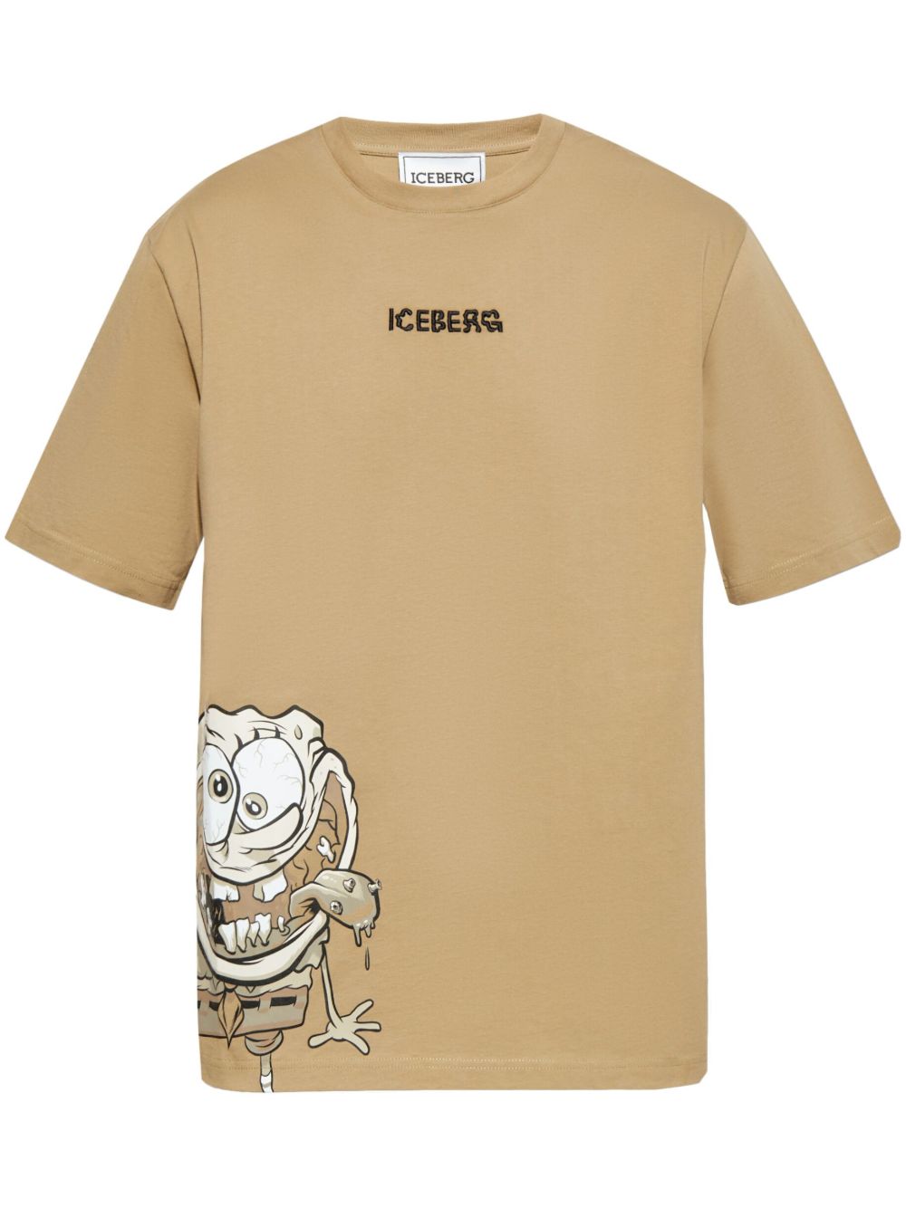 Iceberg T-shirt met SpongeBob-print Beige