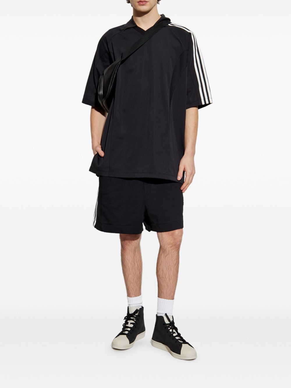 Y-3 Badstof shorts - Zwart