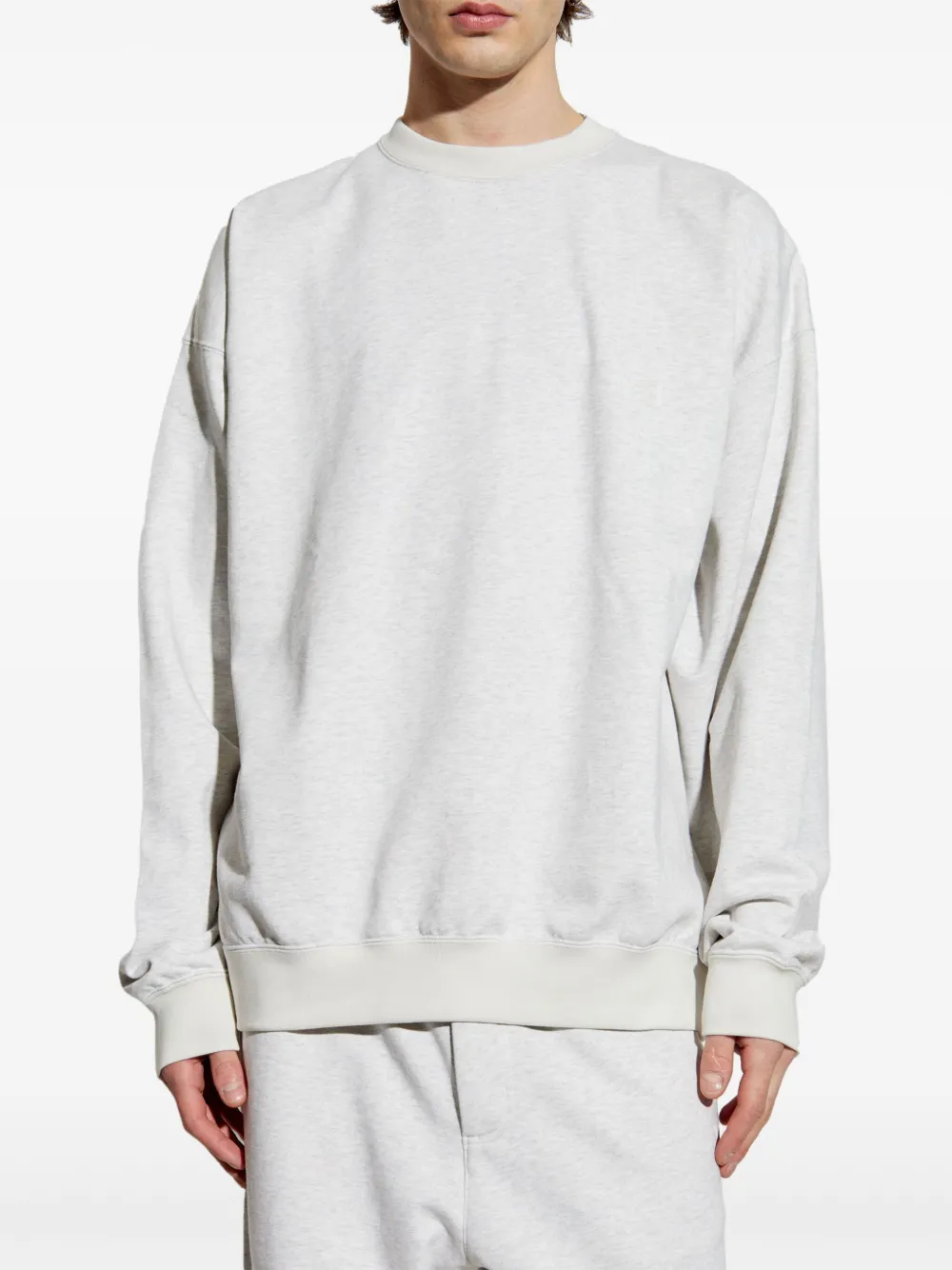 Y-3 Sweater met logoprint Grijs