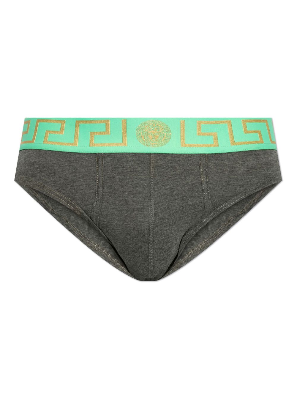 Versace Boxershorts met logoband Grijs