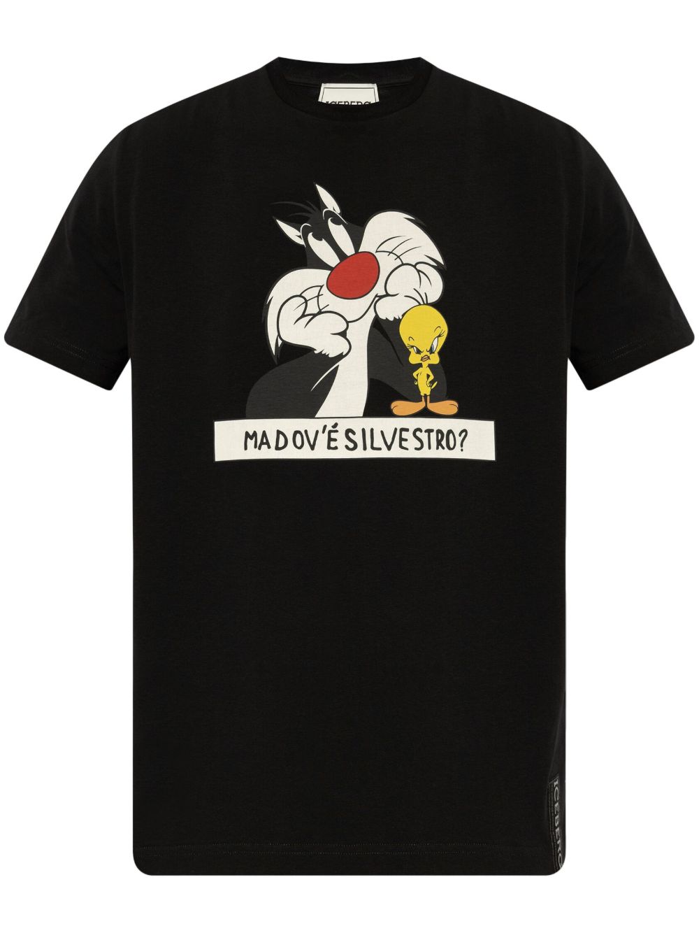 Iceberg Looney Tunes T-shirt met print Zwart