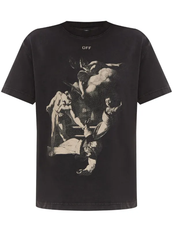Off-White Camiseta Com Estampa Gráfica | Preto | FARFETCH BR