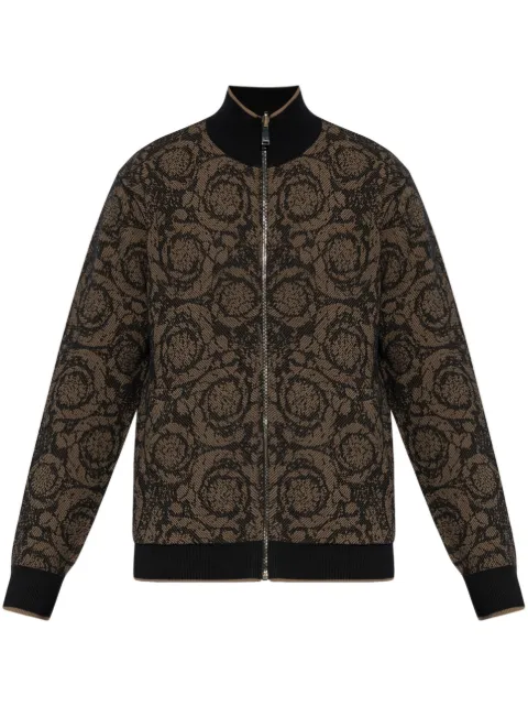 Versace Barocco-print cardigan