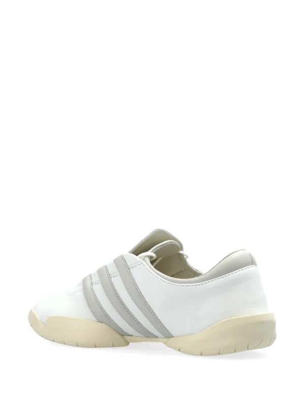 スニーカー Y-3 Regu Lace-up Sneakers Y-3 Men's Regu Leather Low-Top Sneakers | Neiman Marcus