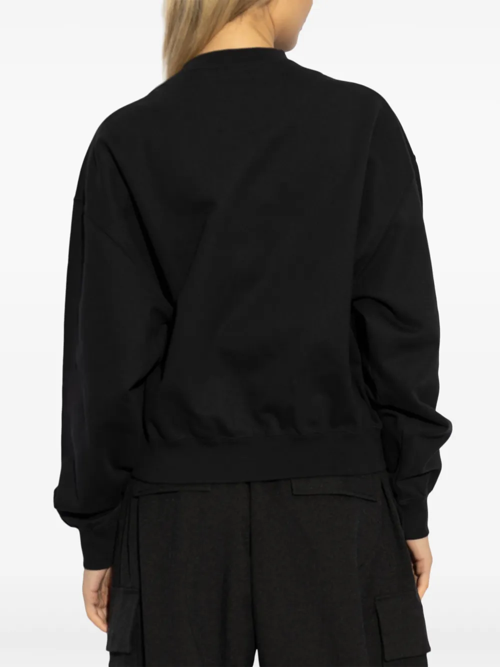 Y-3 Sweater met logoprint Zwart