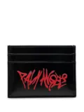 Palm Angels logo-print card holder - Black