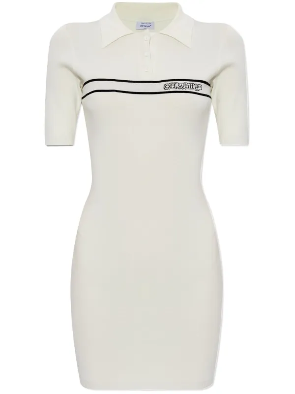 Off-White x Virgil Abloh Short Sleeve Dress | Neutrals | FARFETCH Off-White x Virgil Abloh Short Sleeve Dress | Neutrals | FARFETCH