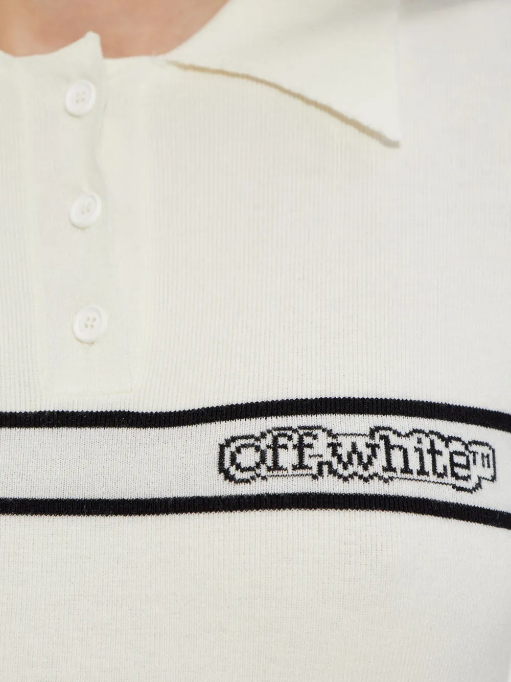 Off-White x Virgil Abloh jurk met korte mouwen Beige